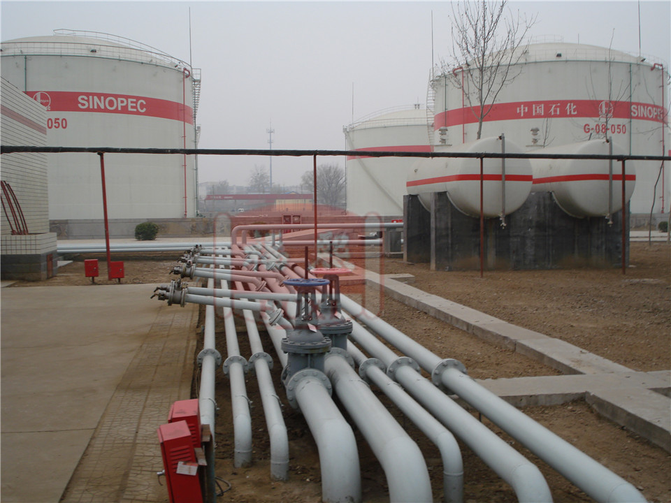 Κάλυψη και συντήρηση δεξαμενών αποθήκευσης πετρελαίου για το SINOPAC